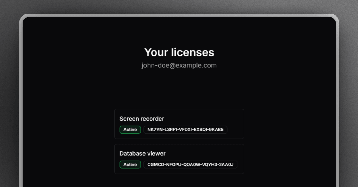 Image of customer portal