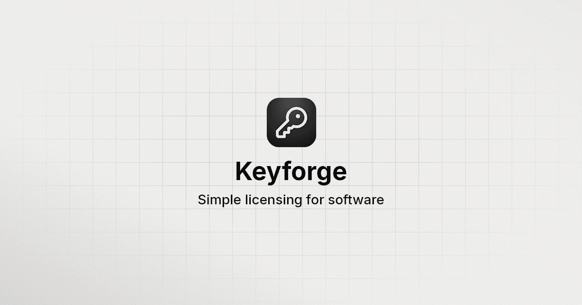 Simple licensing for all software